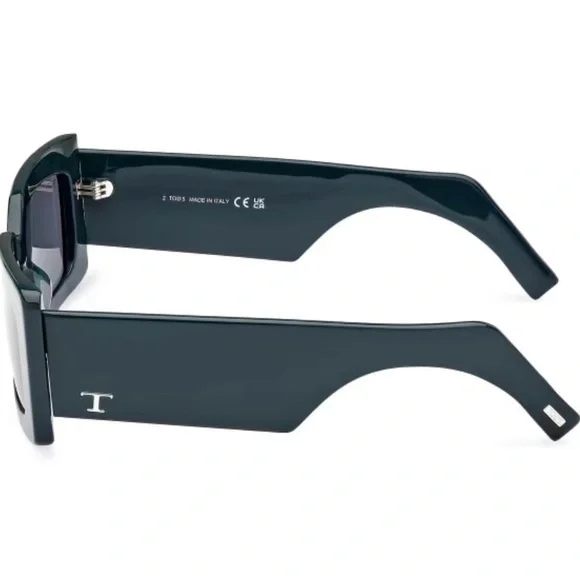 Tod's Tortoiseshell square Sunglasses brand new with case NWTS - Picture 4 of 8